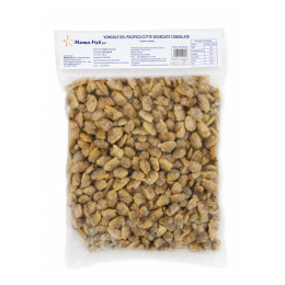 Confezione di vongole del pacifico cotte sgusciate congelate iqf vendute da Orobica Food